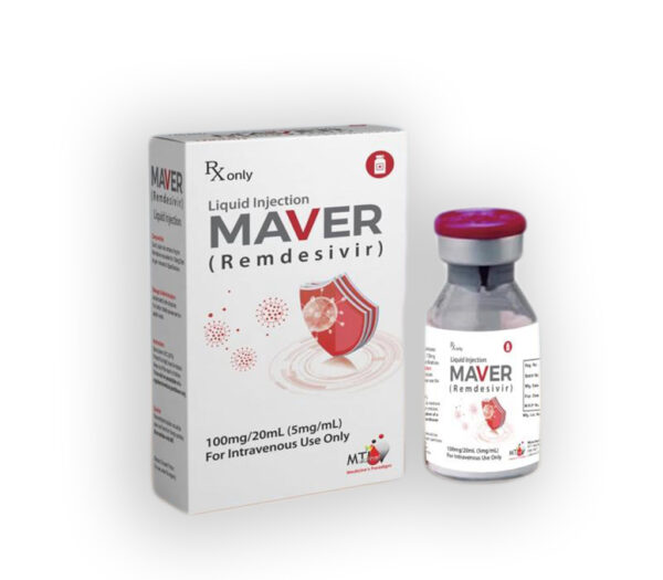 Ремдесивир, Мавер 100 мг/20 мл. Порошок для приготовления раствора для инъекций